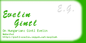 evelin gintl business card